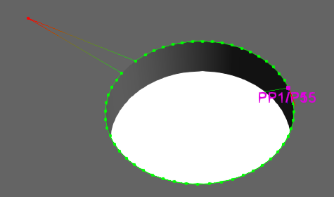 Teaching a path of positions