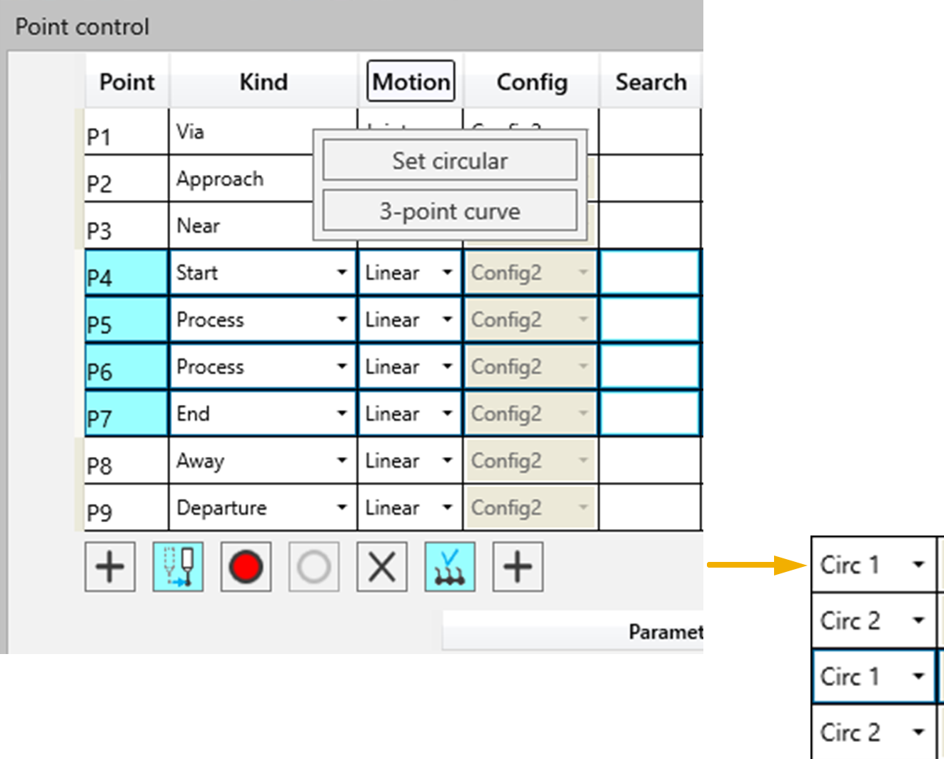 Image Control Point L Point control
